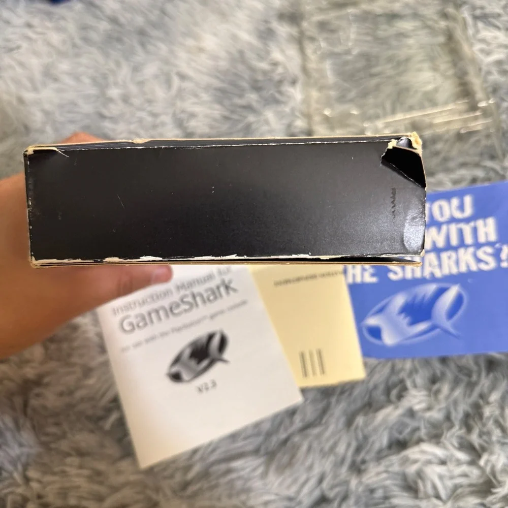 GameShark Video Game Enhancer V2.3 PlayStation PS1 Box and Manual Only No Game